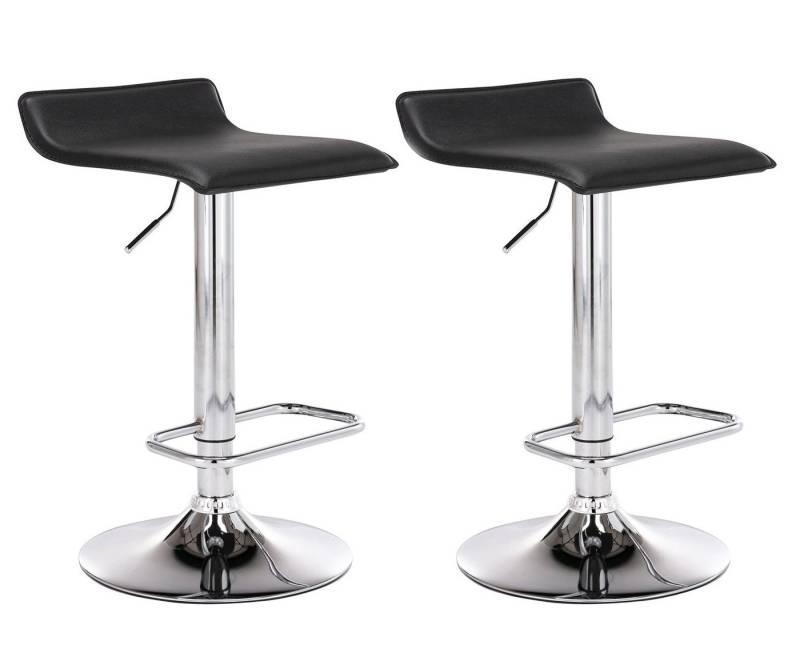 CLP Barhocker Dyn Kunstleder (2er Set, 2 St., 2er), höhenverstellbar & drehbar von CLP