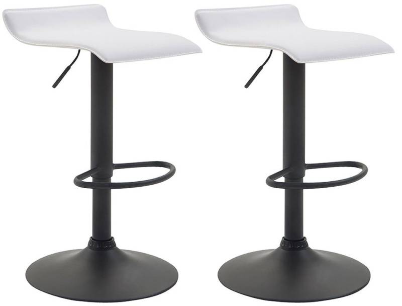 CLP Barhocker Dyn V2 Kunstleder (2er Set, 2 St., 2er), höhenverstell- & drehbar von CLP