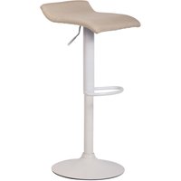 Barhocker Dyn V2 Stoff creme weiß Barhocker Dyn V2 Stoff creme weiß von CLP