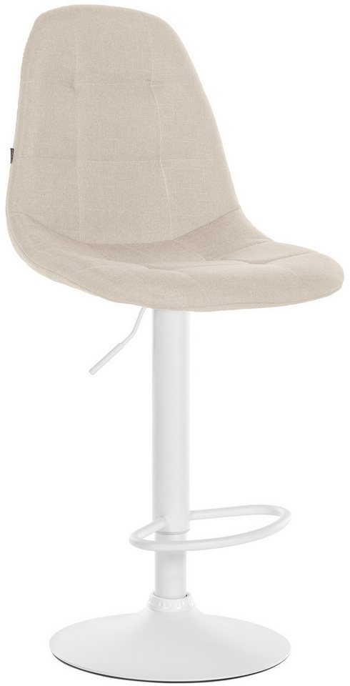 CLP Barhocker Elmore, Stoff-Bezug, höhenverstellbar, 360 Grad drehbar von CLP