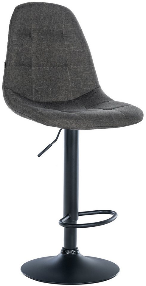 CLP Barhocker Elmore, Stoff-Bezug, höhenverstellbar, 360 Grad drehbar von CLP
