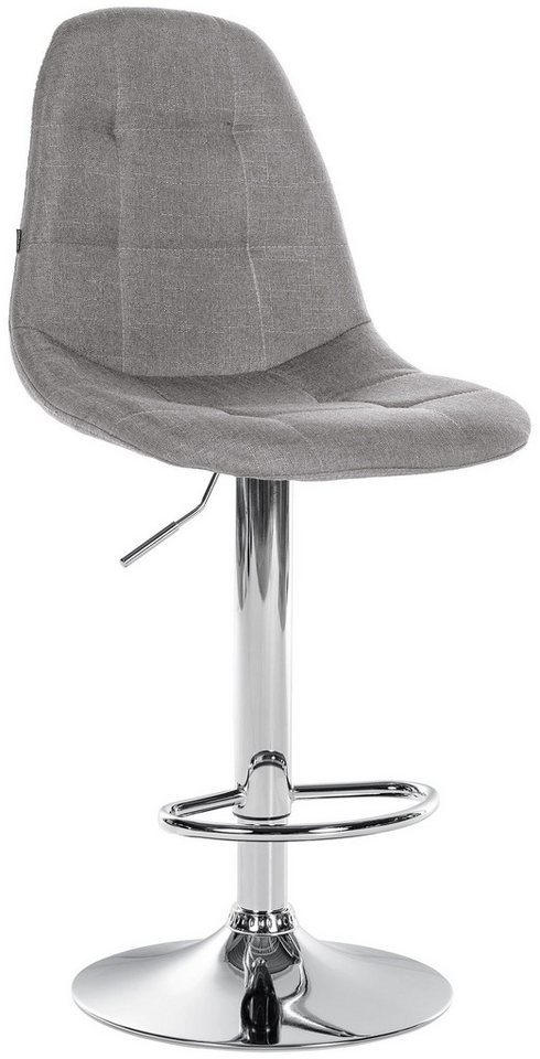 CLP Barhocker Elmore, Stoff-Bezug, höhenverstellbar, 360 Grad drehbar von CLP