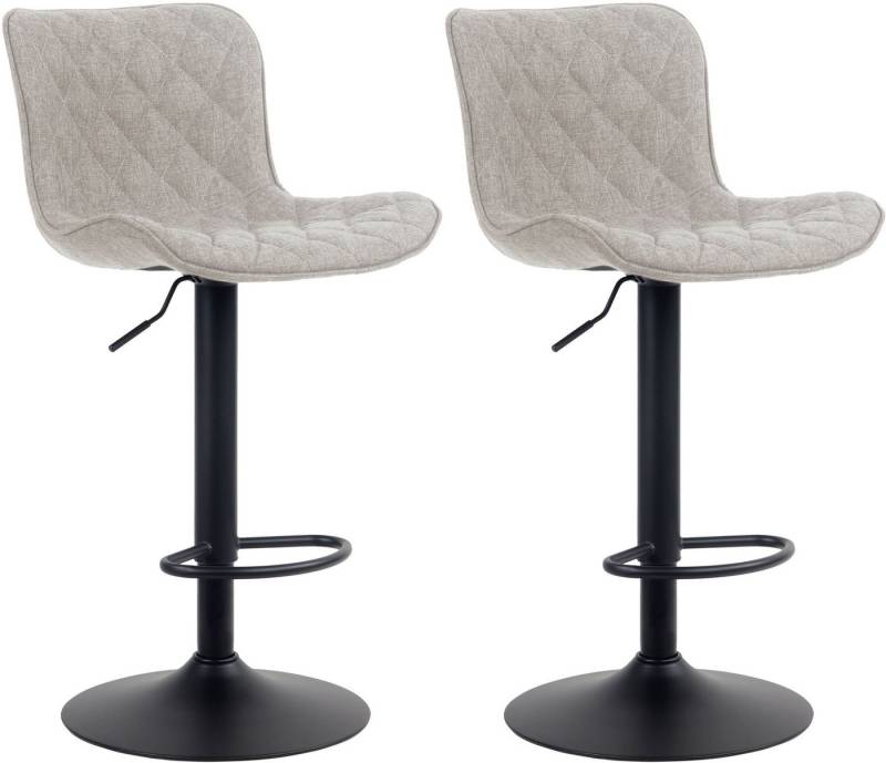 CLP Barhocker Emma (2er Set, 2 St., 2er), mit Fußstütze, höhenverstellbar von CLP