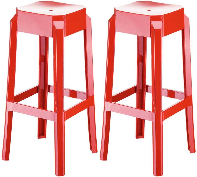 CLP Barhocker Fox (2er Set, 2 St., 2er), aus wetterfestem Kunststoff, stapelbar von CLP