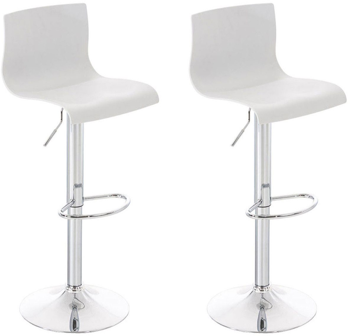 CLP Barhocker Hover Kunststoff (2er Set, 2 St., 2er), höhenverstell- & drehbar von CLP