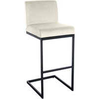 Barhocker Hopewell Samt creme Barhocker Hopewell Samt creme von CLP