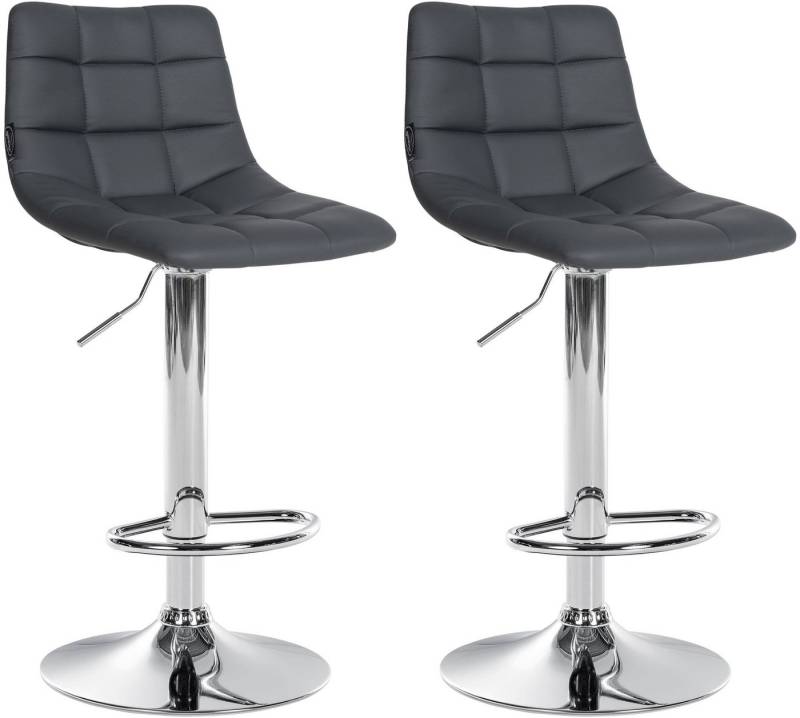 CLP Barhocker Jerry Kunstleder (2er Set, 2 St., 2er), höhenverstellbarer und drehbar von CLP