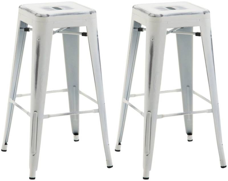 CLP Barhocker Joshua V2 (2er Set), mit Fußstütze von CLP