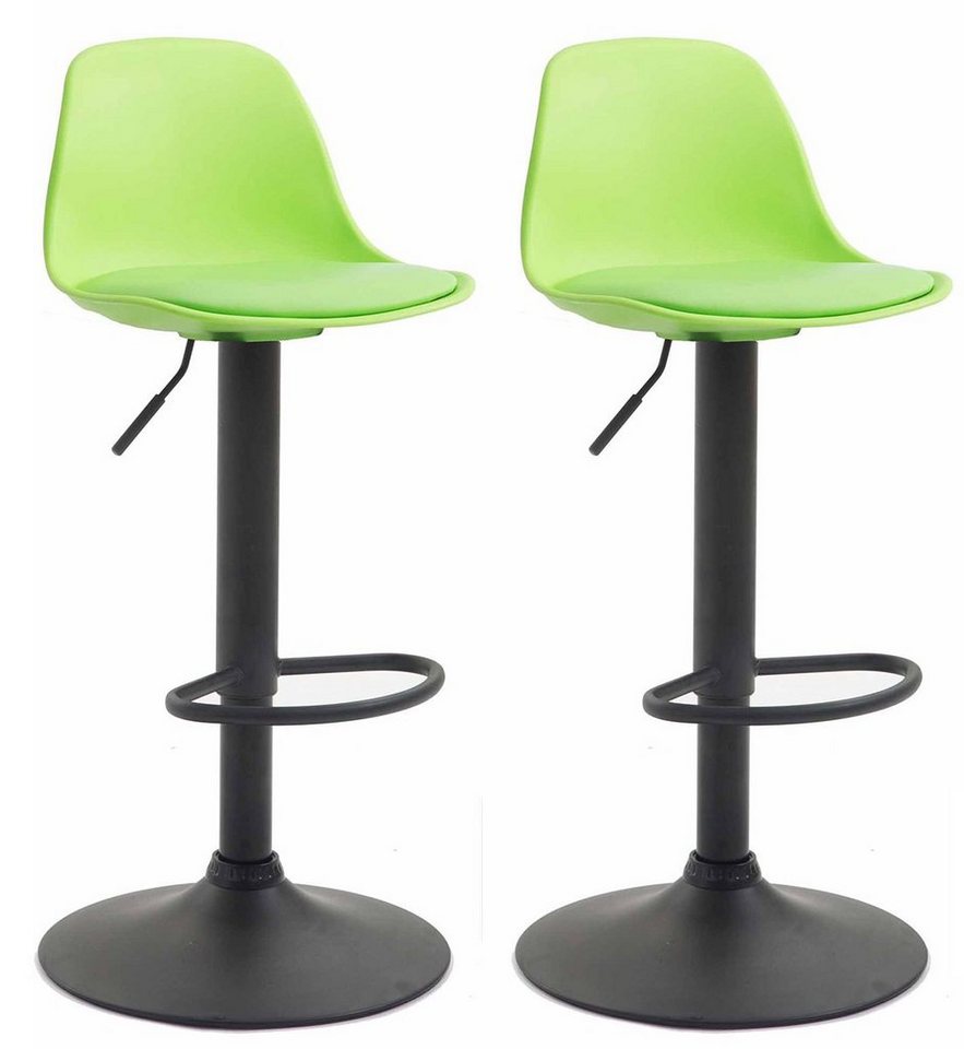 CLP Barhocker Kiel Kunststoff (2er Set, 2 St., 2er), dreh- & höhenverstellbar von CLP
