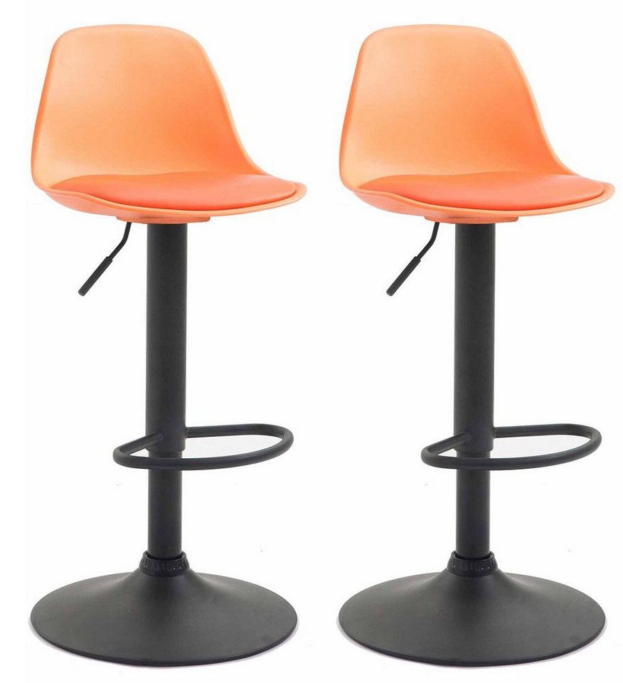 CLP Barhocker Kiel Kunststoff (2er Set, 2 St., 2er), dreh- & höhenverstellbar von CLP