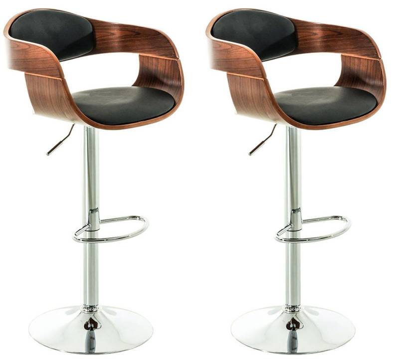 CLP Barhocker Kingston Kunstleder (2er Set, 2 St., 2er), dreh-&höhenverstellbar von CLP