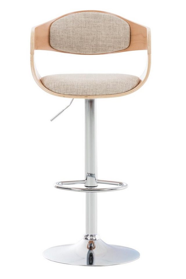 CLP Barhocker Kingston Stoff (2er Set, 2 St., 2er), drehbar, Höhenverstellung von CLP