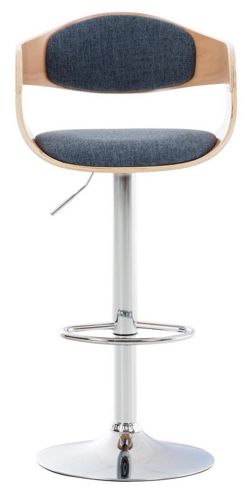 CLP Barhocker Kingston Stoff (2er Set, 2 St., 2er), drehbar, Höhenverstellung von CLP