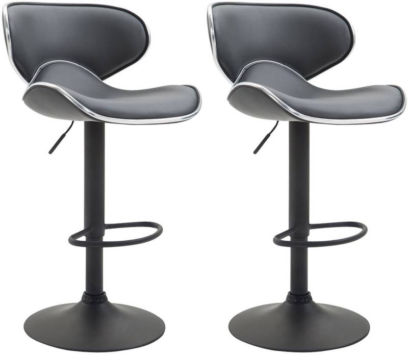 CLP Barhocker Las Vegas V2 Kunstleder (2er Set, 2 St., 2er), mit Fußstütze von CLP