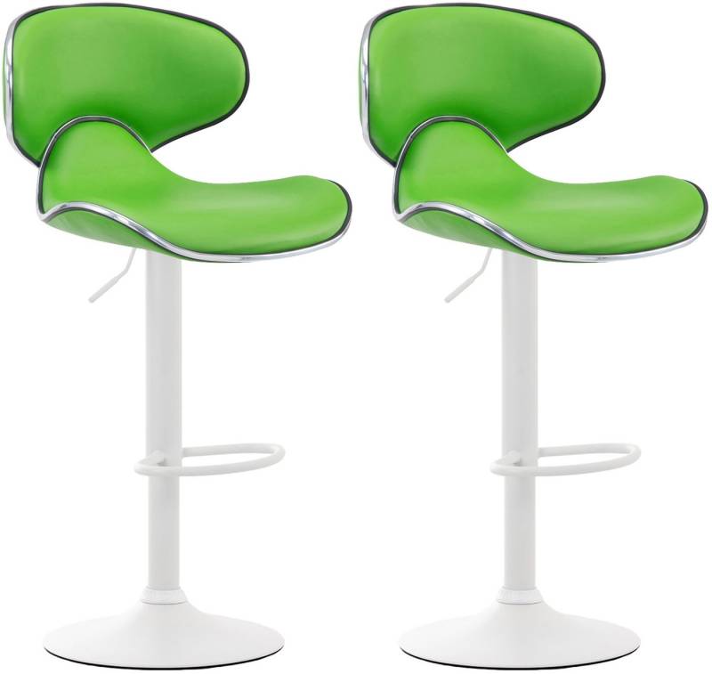CLP Barhocker Las Vegas V2 Kunstleder (2er Set, 2 St., 2er), mit Fußstütze von CLP