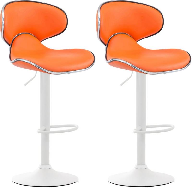 CLP Barhocker Las Vegas V2 Kunstleder (2er Set, 2 St., 2er), mit Fußstütze von CLP
