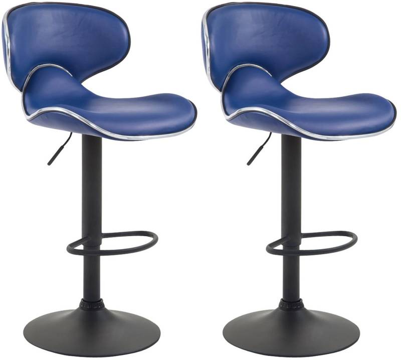 CLP Barhocker Las Vegas V2 Kunstleder (2er Set, 2 St., 2er), mit Fußstütze von CLP