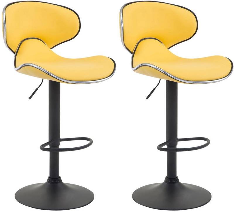 CLP Barhocker Las Vegas V2 Kunstleder (2er Set, 2 St., 2er), mit Fußstütze von CLP