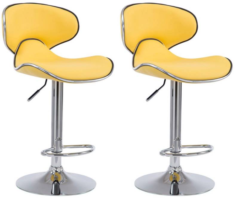 CLP Barhocker Las Vegas V2 Kunstleder (2er Set, 2 St., 2er), mit Fußstütze von CLP