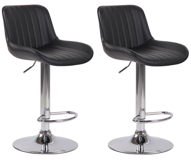CLP Barhocker Lentini Kunstleder (2er Set, 2 St., 2er), höhenverstellbar von CLP