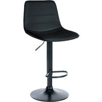 Barhocker Lex Kunstleder schwarz schwarz von CLP