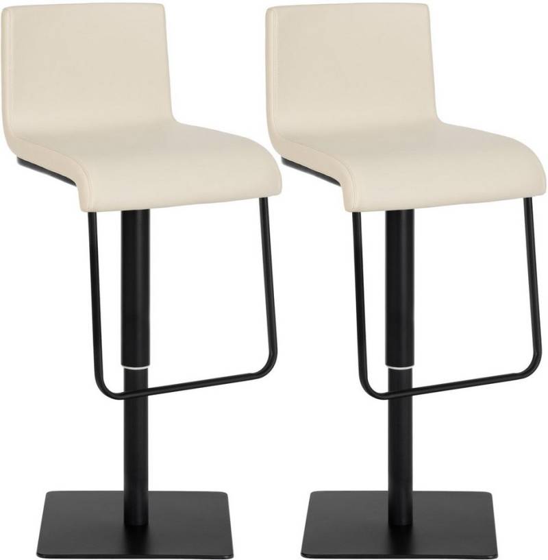 CLP Barhocker Limon (2er Set, 2 St., 2er), Kunstleder, höhenverstellbar, bis 240 kg von CLP