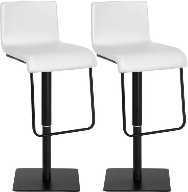CLP Barhocker Limon (2er Set, 2 St., 2er), Kunstleder, höhenverstellbar, bis 240 kg von CLP