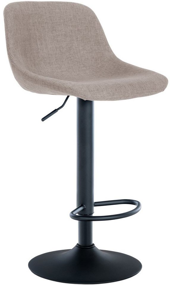 CLP Barhocker Loft, Samt, Stoff oder Kunstleder, um 360° drehbar von CLP