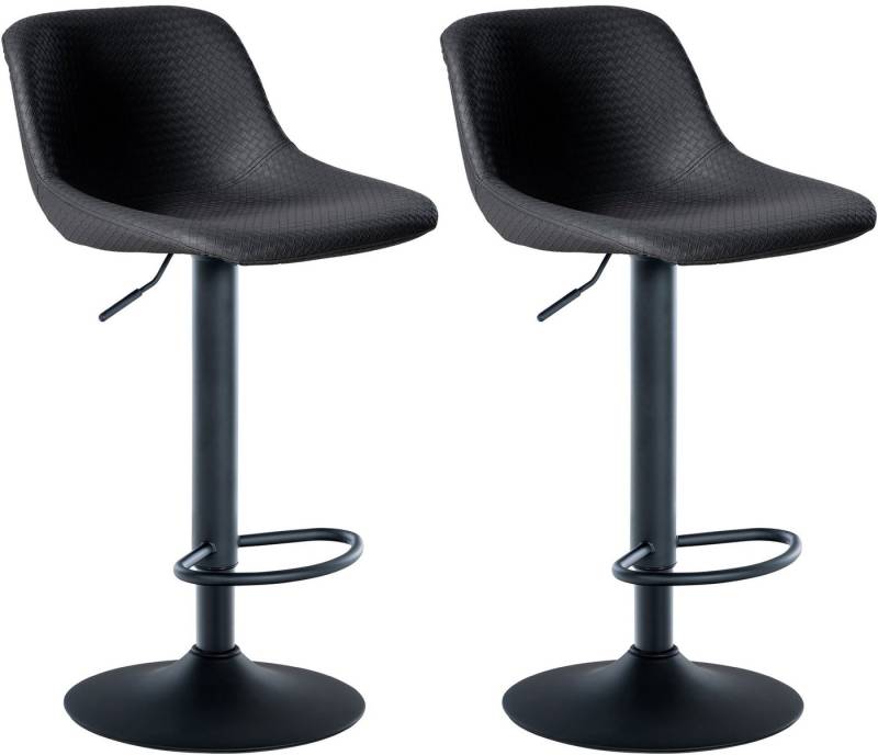 CLP Barhocker Loft (2er Set, 2 St., 2er), Bezug aus Samt, Stoff oder Kunstleder von CLP