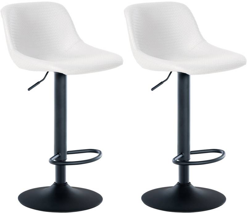 CLP Barhocker Loft (2er Set, 2 St., 2er), Bezug aus Samt, Stoff oder Kunstleder von CLP