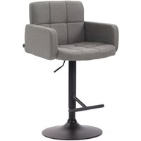 CLP - Barhocker Los Angeles Stoff grau schwarz von CLP