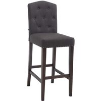 CLP - Barhocker Louise Stoff antik dunkelgrau von CLP