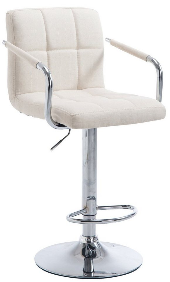 CLP Barhocker Lucy V2 Stoff, höhenverstellbar und drehbar von CLP