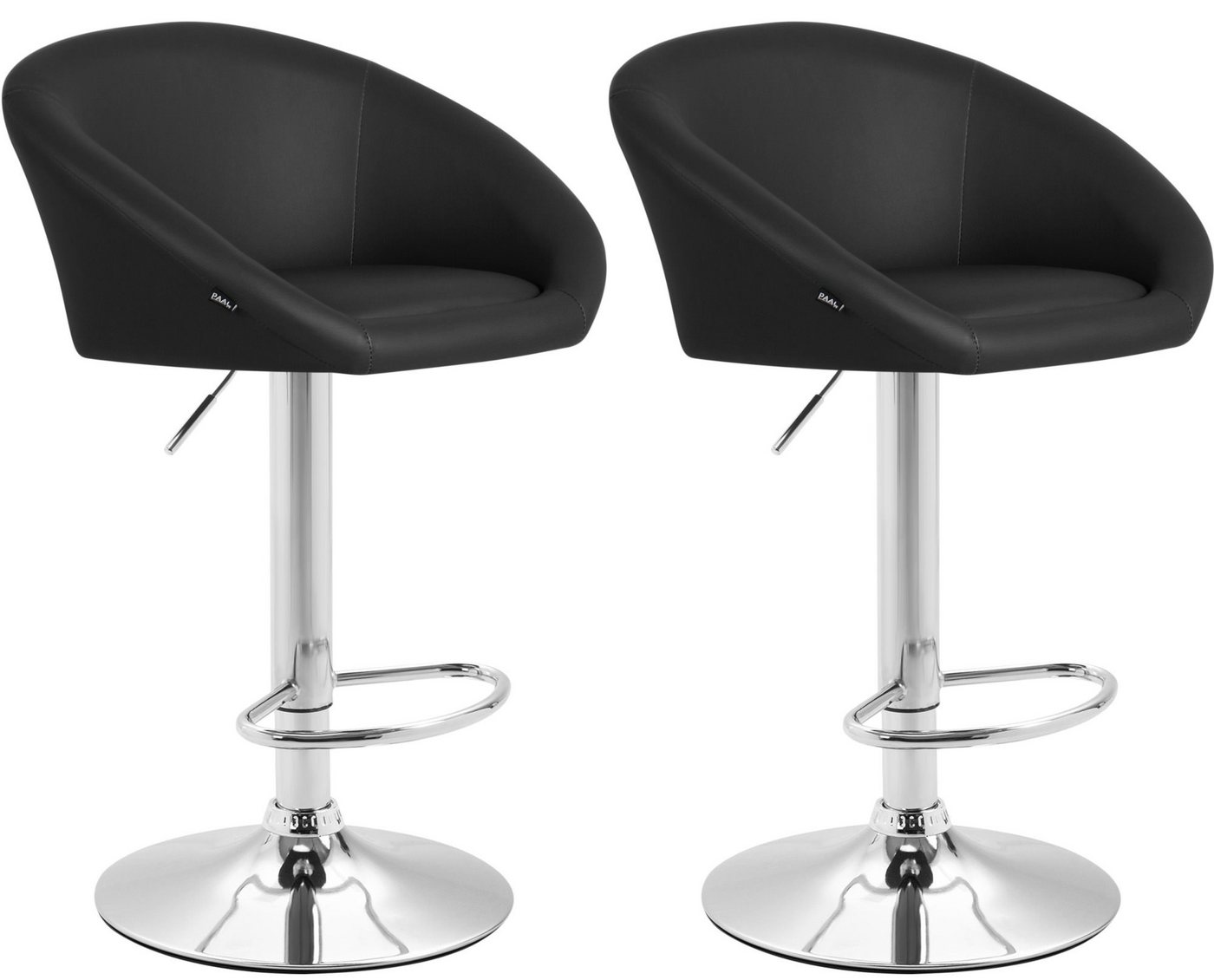CLP Barhocker Miami V2 Kunstleder (2er Set, 2 St., 2er), dreh-&höhenverstellbar von CLP