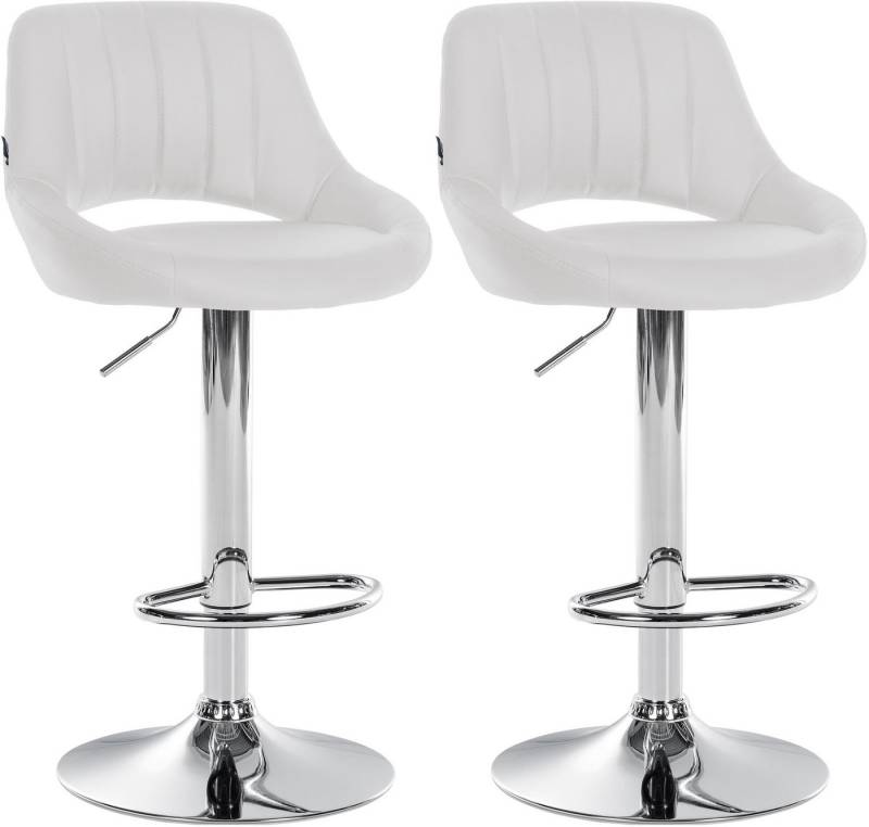 CLP Barhocker Milet Kunstleder (2er Set, 2 St., 2er), höhenverstellbar und drehbar von CLP