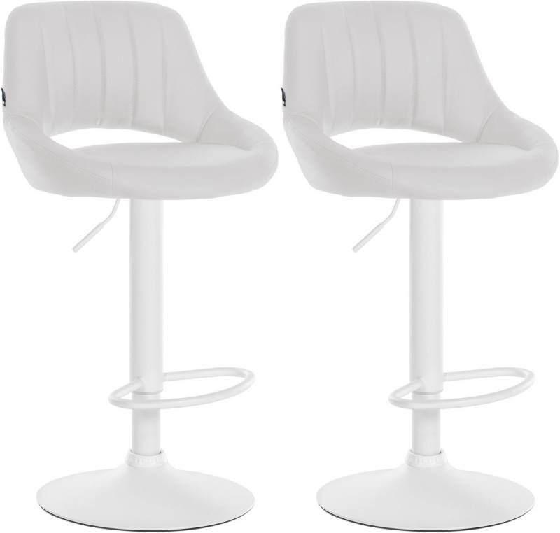 CLP Barhocker Milet Kunstleder (2er Set, 2 St., 2er), höhenverstellbar und drehbar von CLP