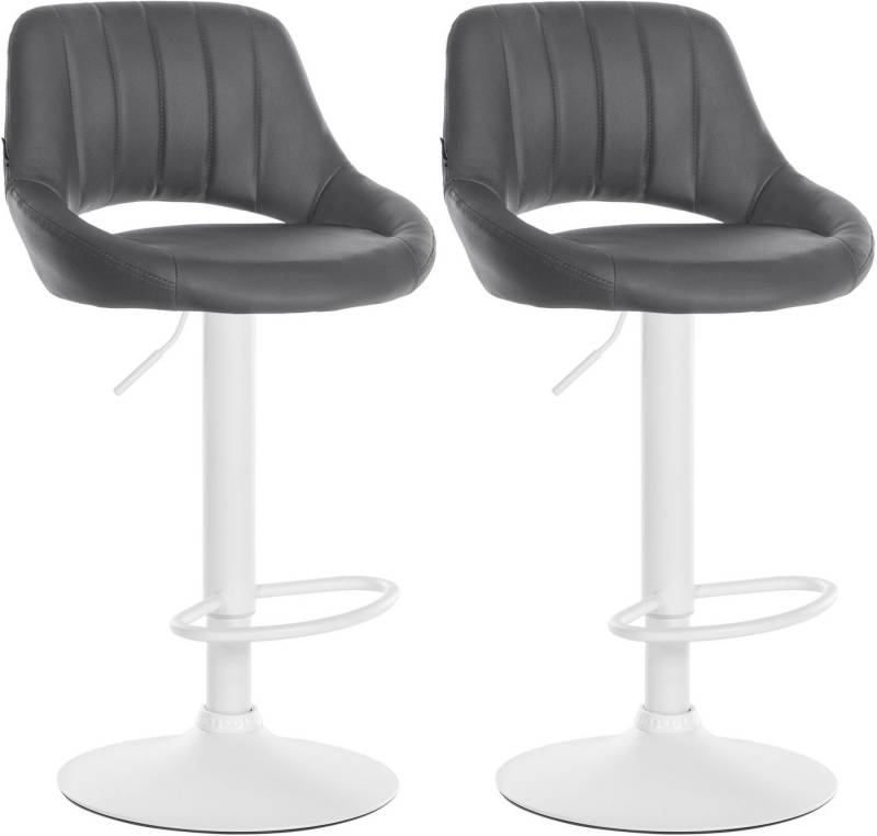 CLP Barhocker Milet Kunstleder (2er Set, 2 St., 2er), höhenverstellbar und drehbar von CLP