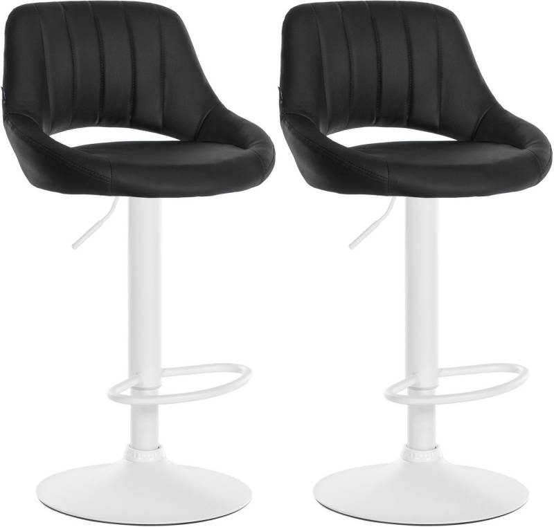 CLP Barhocker Milet Kunstleder (2er Set, 2 St., 2er), höhenverstellbar und drehbar von CLP