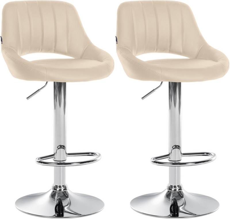 CLP Barhocker Milet Kunstleder (2er Set, 2 St., 2er), höhenverstellbar und drehbar von CLP