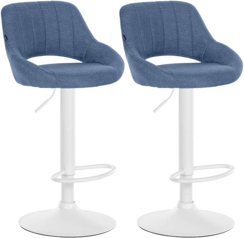 CLP Barhocker Milet Stoff (2er Set, 2 St., 2er), höhenverstellbar und drehbar von CLP