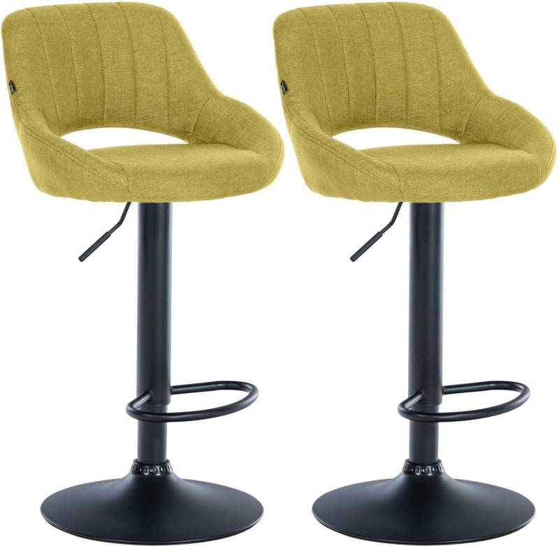 CLP Barhocker Milet Stoff (2er Set, 2 St., 2er), höhenverstellbar und drehbar von CLP