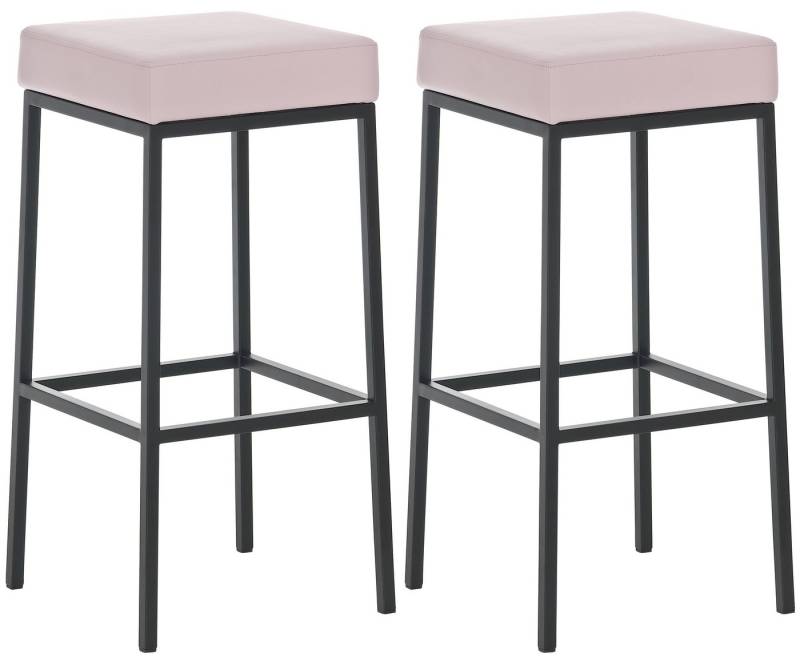 CLP Barhocker Montreal 85 Kunstleder (2er Set, 2 St., 2er), Kunstlederbezüge, mit Metallgestellen von CLP