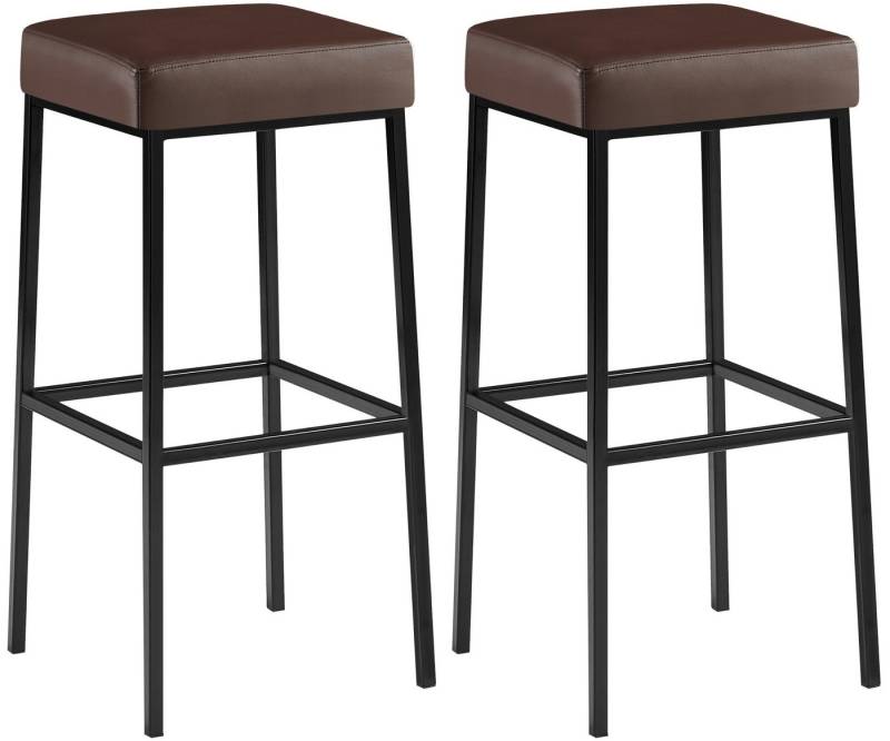 CLP Barhocker Montreal 85 Kunstleder (2er Set, 2 St., 2er), Kunstlederbezüge, mit Metallgestellen von CLP