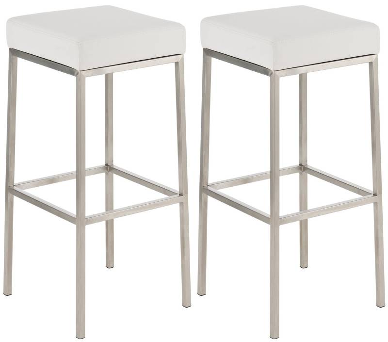 CLP Barhocker Montreal 85 Kunstleder (2er Set, 2 St., 2er), Kunstlederbezüge, mit Metallgestellen von CLP