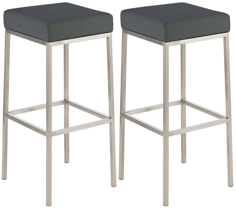 CLP Barhocker Montreal 85 Kunstleder (2er Set, 2 St., 2er), Kunstlederbezüge, mit Metallgestellen von CLP