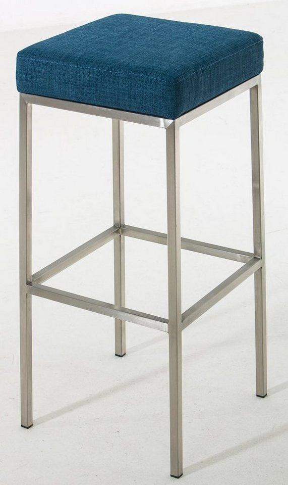 CLP Barhocker Montreal 85 Stoff (2er Set), gepolstert, Fußstütze von CLP