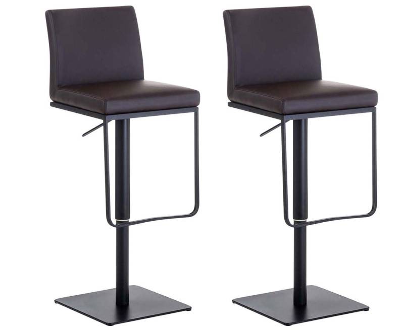 CLP Barhocker Panama Kunstleder (2er Set, 2 St., 2er), höhenverstell- & drehbar von CLP