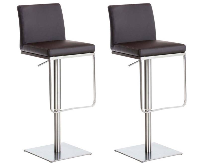 CLP Barhocker Panama Kunstleder (2er Set, 2 St., 2er), höhenverstell- & drehbar von CLP