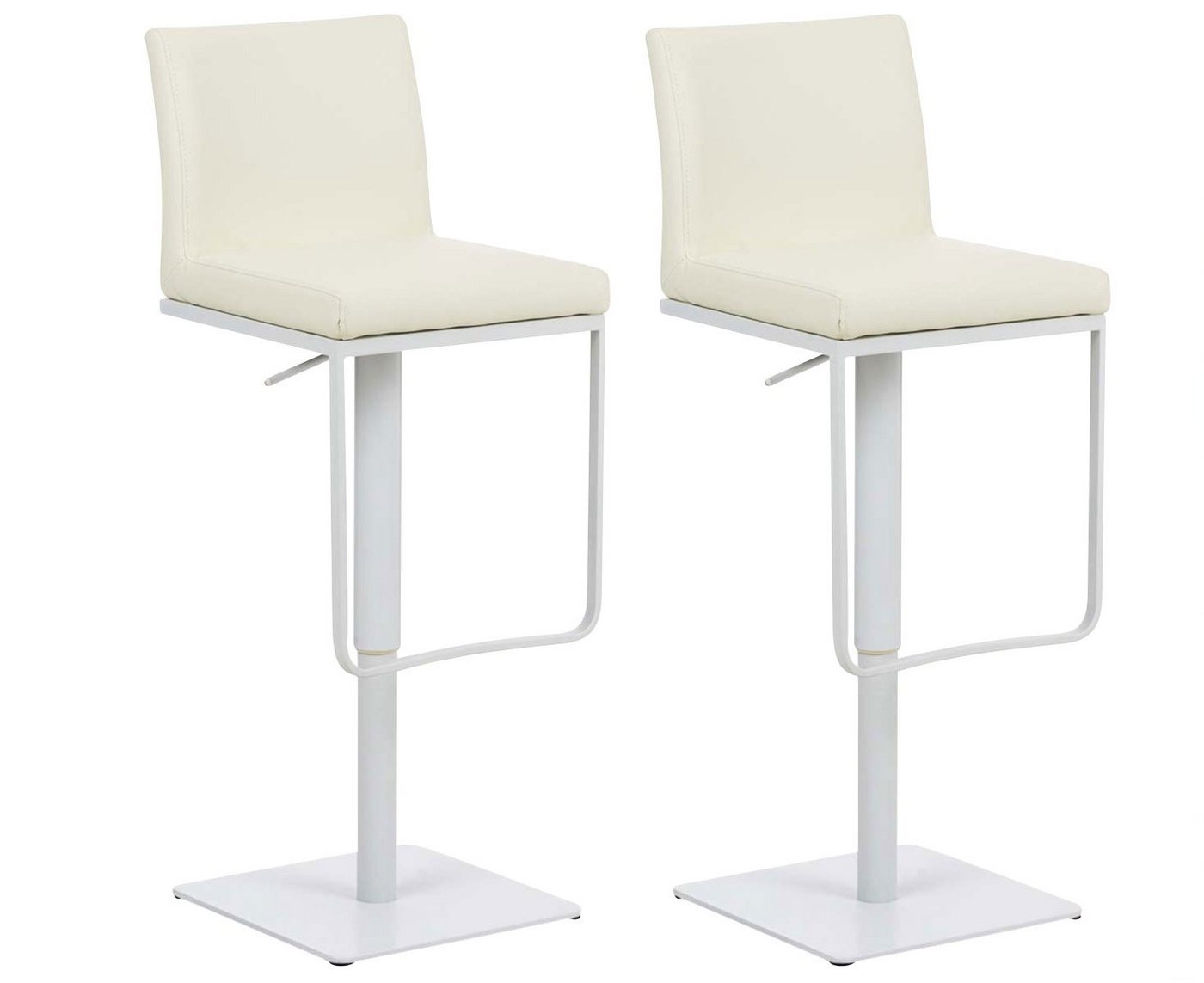 CLP Barhocker Panama Kunstleder (2er Set, 2 St., 2er), höhenverstell- & drehbar von CLP