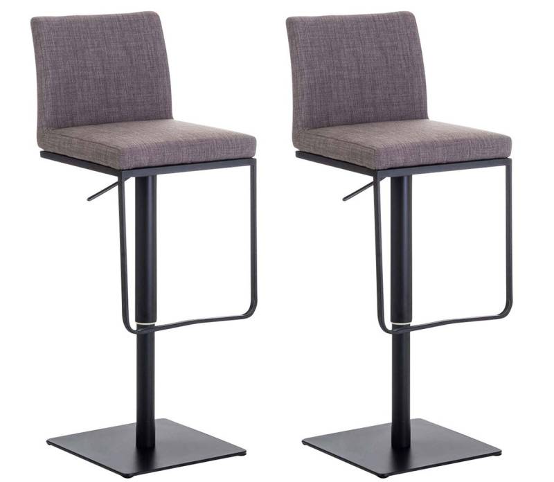 CLP Barhocker Panama Stoff (2er Set, 2 St., 2er), höhenverstellbar und drehbar von CLP
